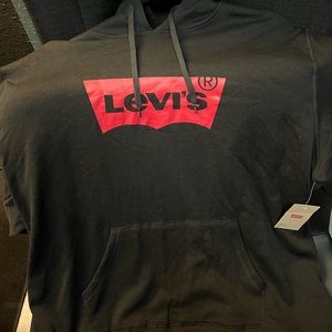 Brand new with tag black and red Levi’s hoodie. Size 2xl